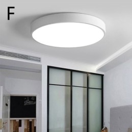 Contemporary Flush Mount Ultra Thin Ceiling Light עגול אור מנורה