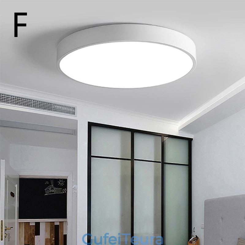 Contemporary Flush Mount Ultra Thin Ceiling Light עגול אור מנורה
