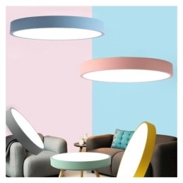 Contemporary Flush Mount Ultra Thin Ceiling Light עגול אור מנורה