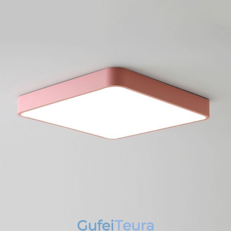 Simlpe Flush Mount Light Square Light חיסכון באנרגיה תאורת תקרה