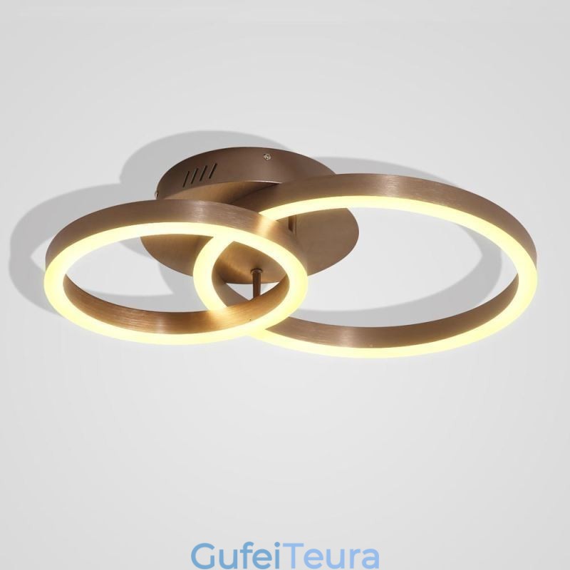 Modern Simple Flush Mount Creative Ceiling Light חום תאורת אור