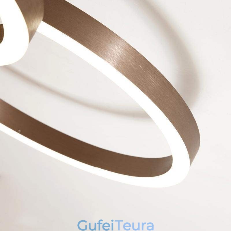 Modern Simple Flush Mount Creative Ceiling Light חום תאורת אור