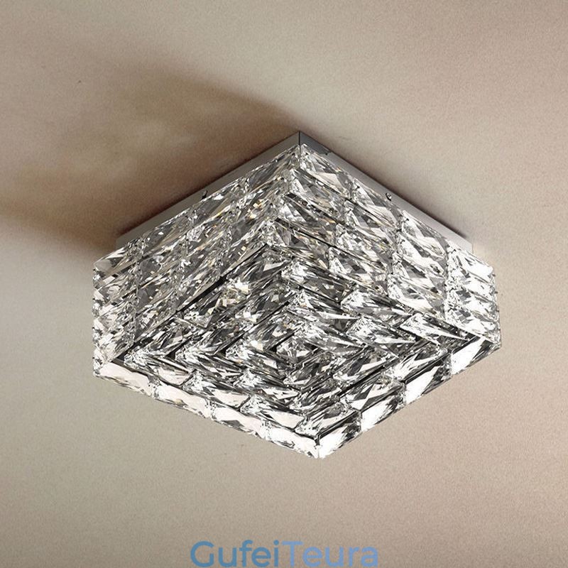 אור תקרת קריסטל ניתן לעמעום בשלושה צבעים