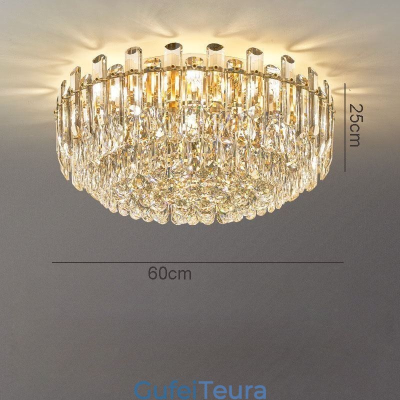 אור תקרה לקישוט קריסטל יוקרתי