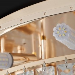 אור תקרה לקישוט קריסטל יוקרתי