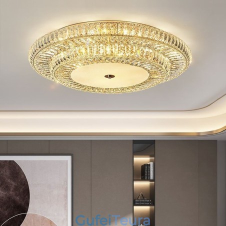 קריסטל פלאש הר עגול קריסטל אור תקרה קישוט