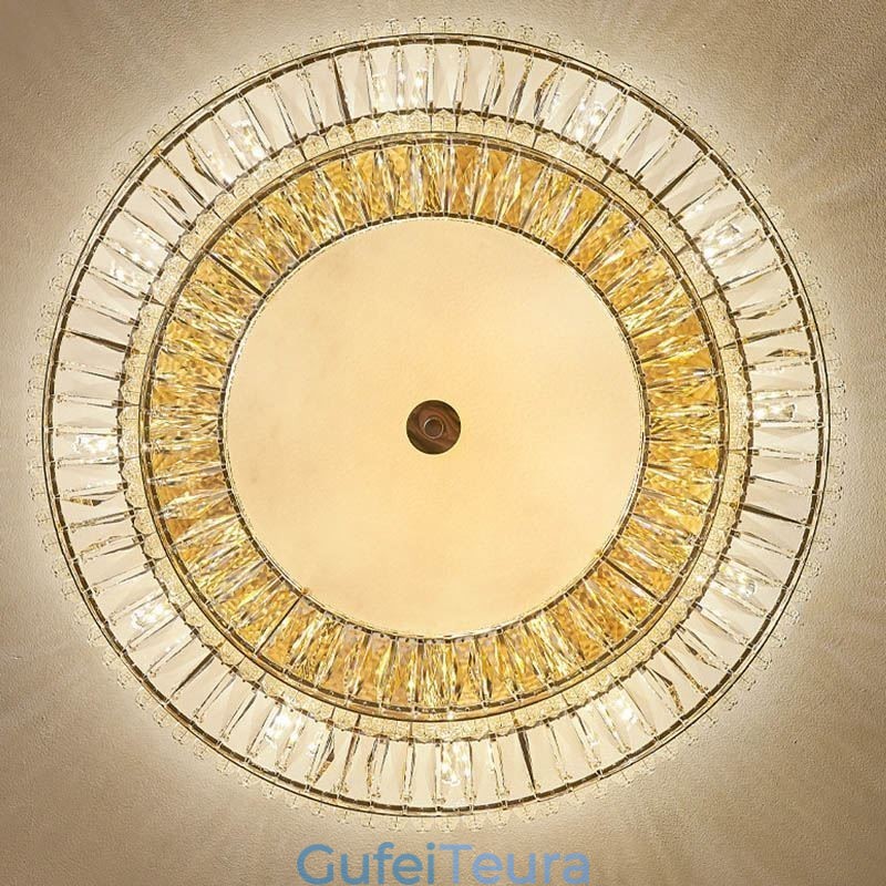 קריסטל פלאש הר עגול קריסטל אור תקרה קישוט