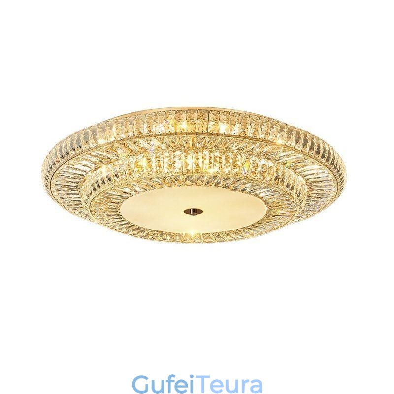 קריסטל פלאש הר עגול קריסטל אור תקרה קישוט