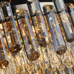 קריסטל פלאש הר פשוט מודרני עגול תקרה אור פינת אוכל