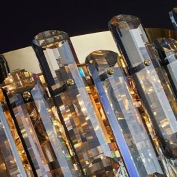 קריסטל פלאש הר פשוט מודרני עגול תקרה אור פינת אוכל