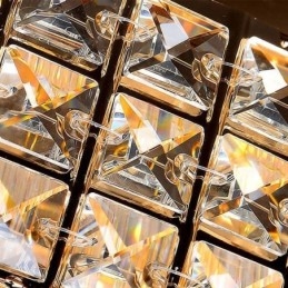 נברשת קריסטל מודרנית עגולה מותקן