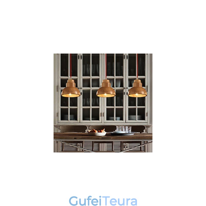 נברשת מיני בסגנון מסורתי קלאסי עץ במבוק