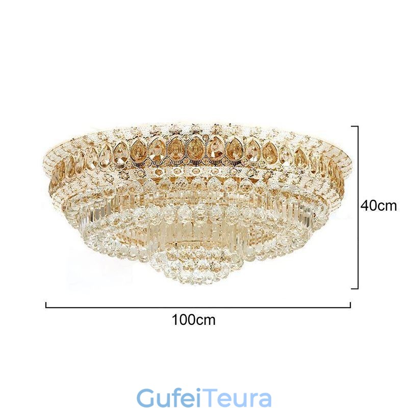 Flush Mount Crystal Modern Simple Ceiling Light Creative תאורה עגולה