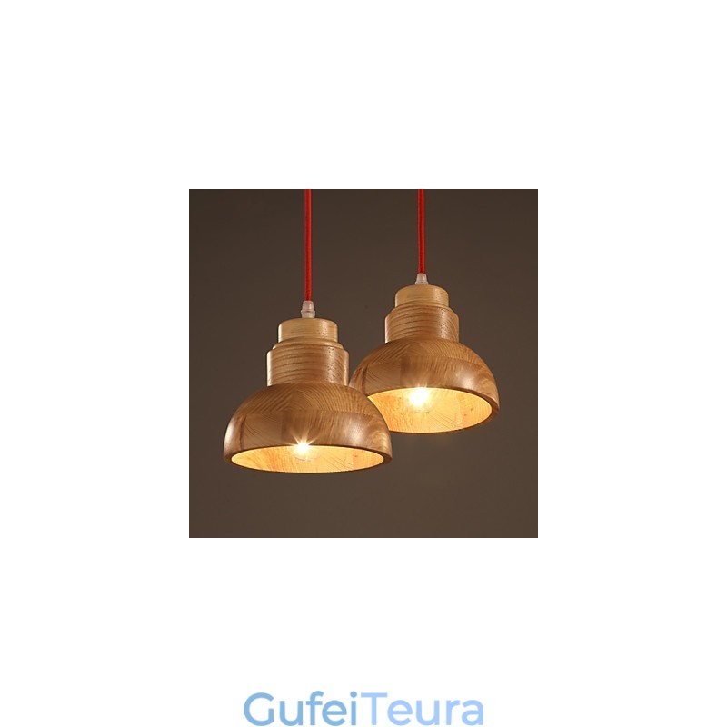 נברשת מיני בסגנון מסורתי קלאסי עץ במבוק