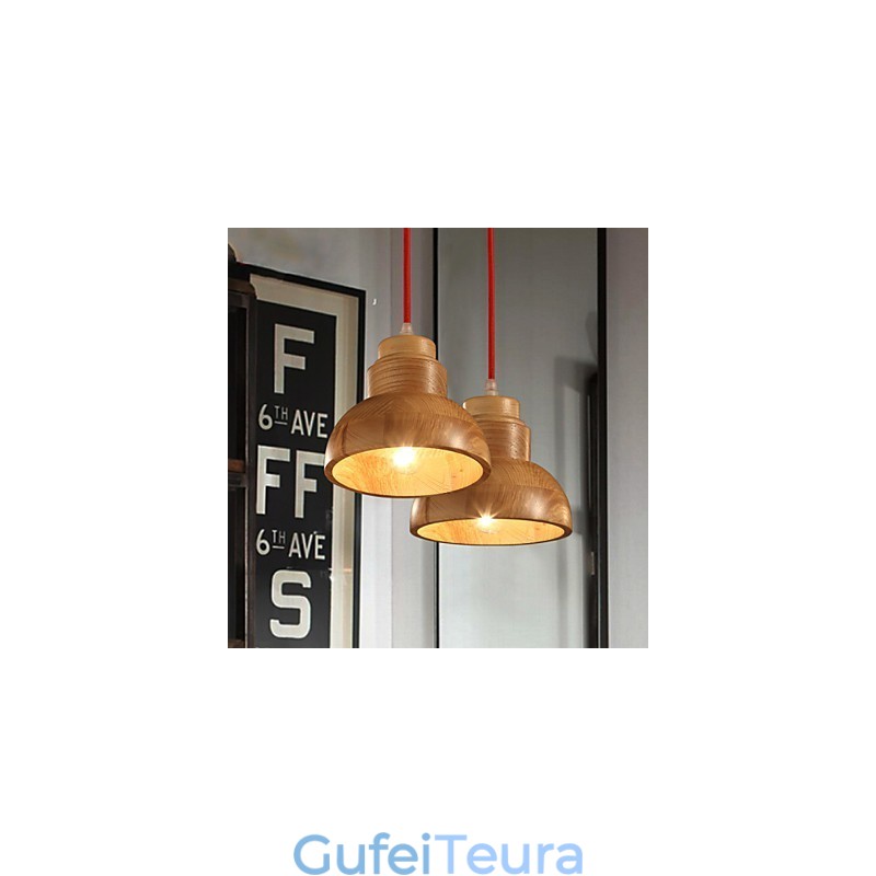 נברשת מיני בסגנון מסורתי קלאסי עץ במבוק