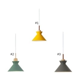 Nordic Macaron Island 3 Light Pendant Light Simple Iron Arti Three Lights