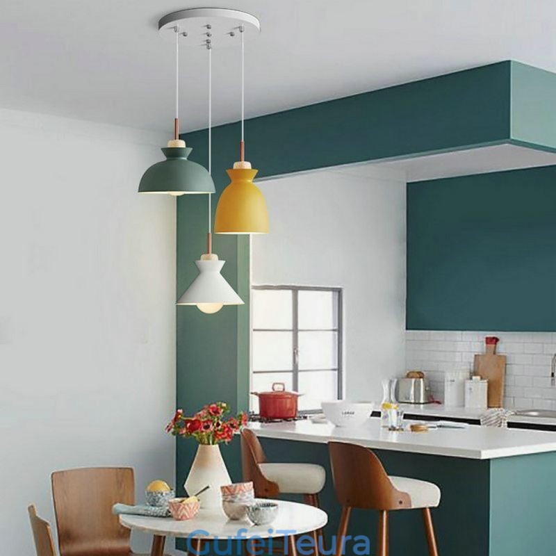 מתקן תליון מקרון Nordic Simple Iron Arti שלוש אורות