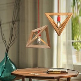 נברשת עץ נורדי בית קפה ביגוד קריאייטיב רטרו דקורטיבי אלון נברשת