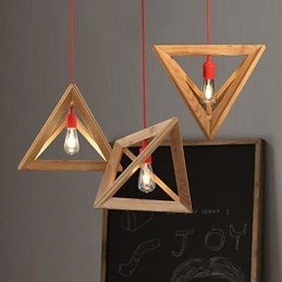 נברשת עץ נורדי בית קפה ביגוד קריאייטיב רטרו דקורטיבי אלון נברשת