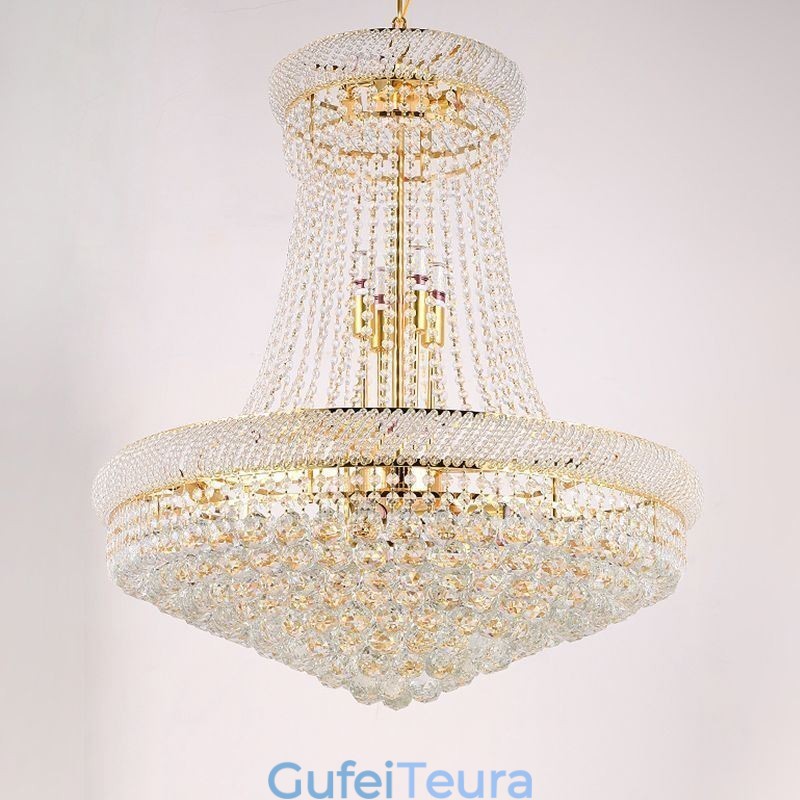 אור תליון קריסטל מודרני דופלקס אור תקרה דקורטיבי