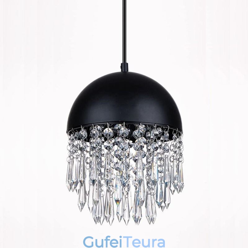 קריסטל תליון ציצית אור שחור מכסה סיר אהיל