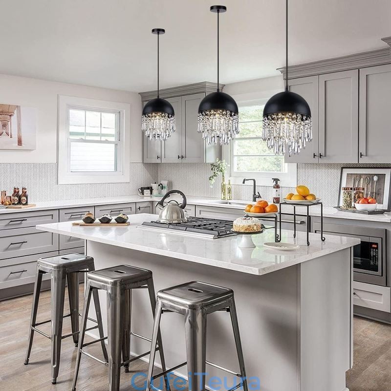 קריסטל תליון ציצית אור שחור מכסה סיר אהיל