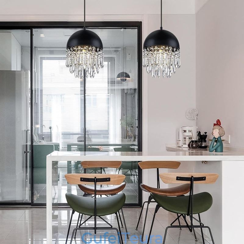 קריסטל תליון ציצית אור שחור מכסה סיר אהיל