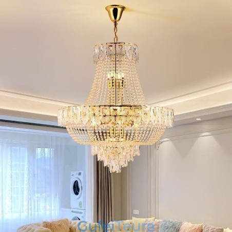 אור תליון קריסטל יוקרתי אור תקרה Decrative