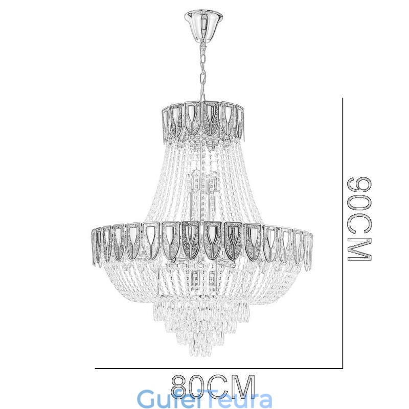 אור תליון קריסטל יוקרתי אור תקרה Decrative