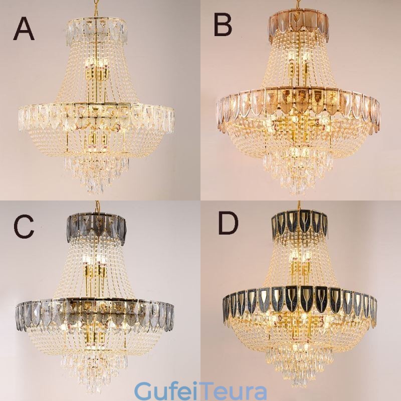 אור תליון קריסטל יוקרתי אור תקרה Decrative