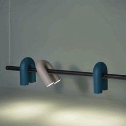 אור תקרה מברזל יצוק בצורת U אור תליון 90 גוון מסתובב