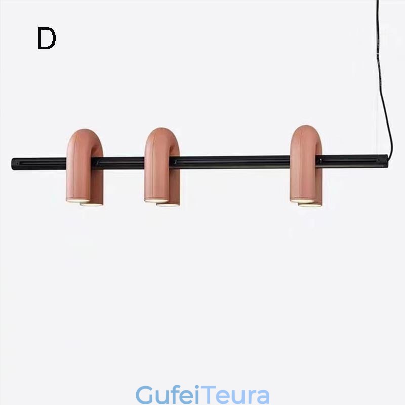 אור תקרה מברזל יצוק בצורת U אור תליון 90 גוון מסתובב