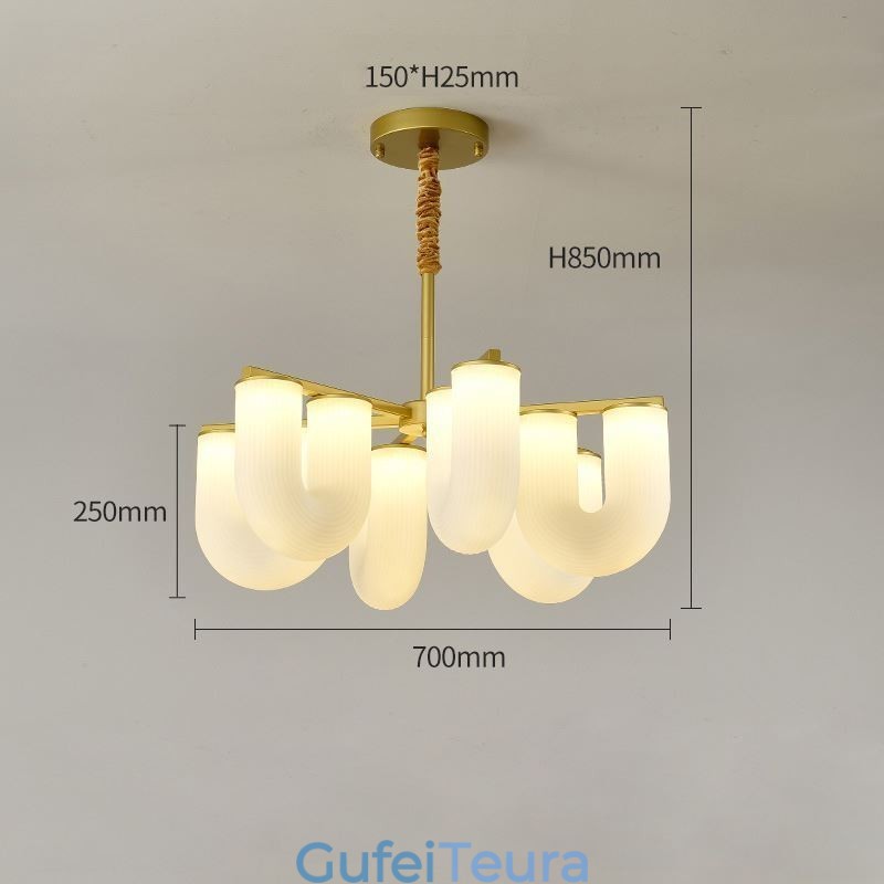 תאורת תליון בסגנון U בצורת U