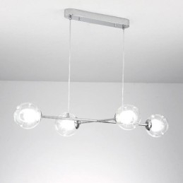 אור תליית זכוכית אירופאי קסם שעועית תליון אור 4 אורות