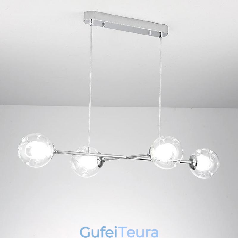 אור תליית זכוכית אירופאי קסם שעועית תליון אור 4 אורות