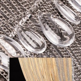 תאורת תליון ציצית רטרו אמריקאית דופלקס שרשרת אלומיניום אור תקרה