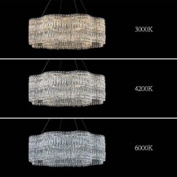 אור תקרה קריסטל מודרני פשוט קישוט אור תליון