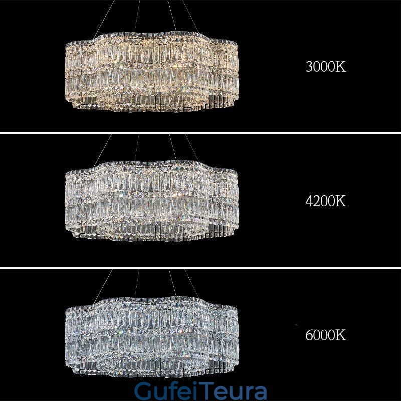 אור תקרה קריסטל מודרני פשוט קישוט אור תליון