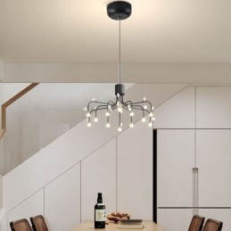 תאורת תליון Nordic Creative Natural White Ceiling Light 14 אורות