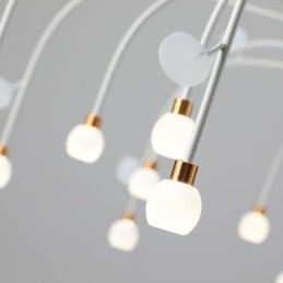 תאורת תליון Nordic Creative Natural White Ceiling Light 14 אורות