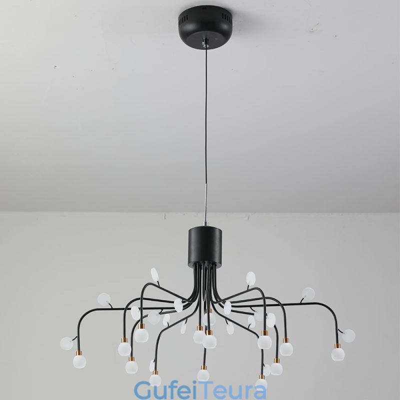 תאורת תליון Nordic Creative Natural White Ceiling Light 14 אורות