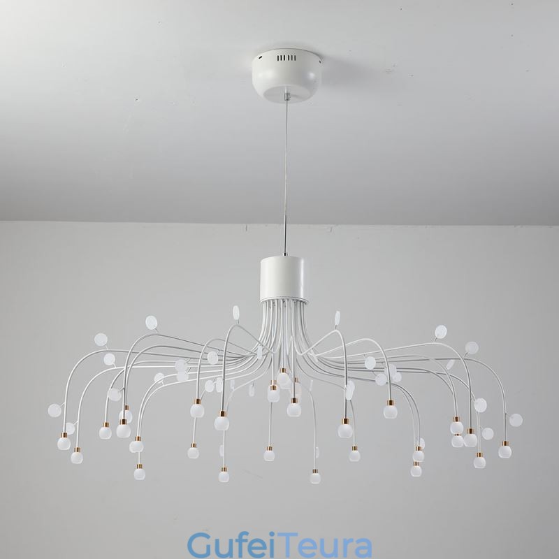 תאורת תליון Nordic Creative Natural White Ceiling Light 30 אורות