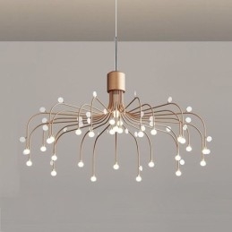 תאורת תליון Nordic Creative Natural White Ceiling Light 30 אורות