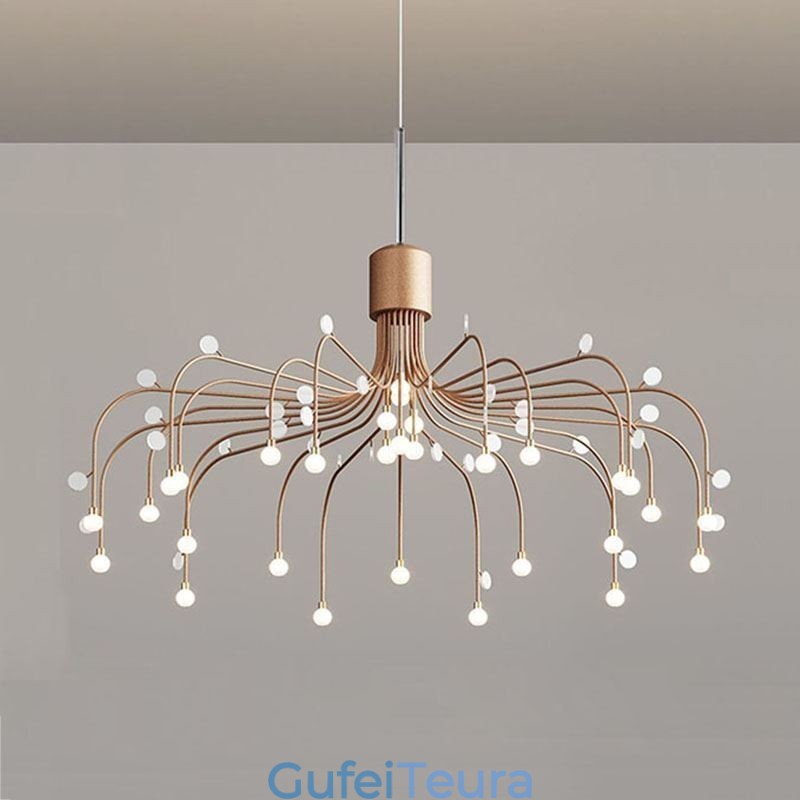 תאורת תליון Nordic Creative Natural White Ceiling Light 30 אורות