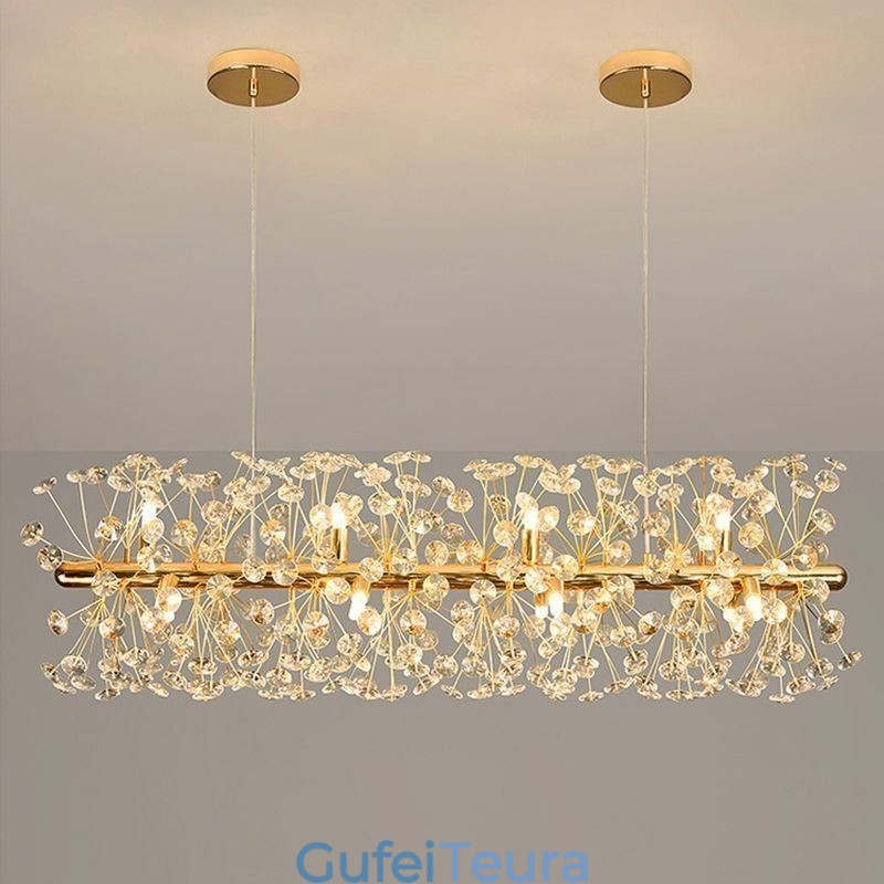 אור תליון רצועת חילול שמש פרח אור תקרת ברזל יצוק