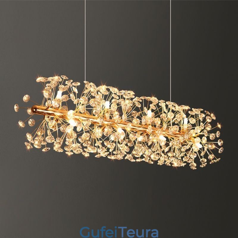 אור תליון רצועת חילול שמש פרח אור תקרת ברזל יצוק