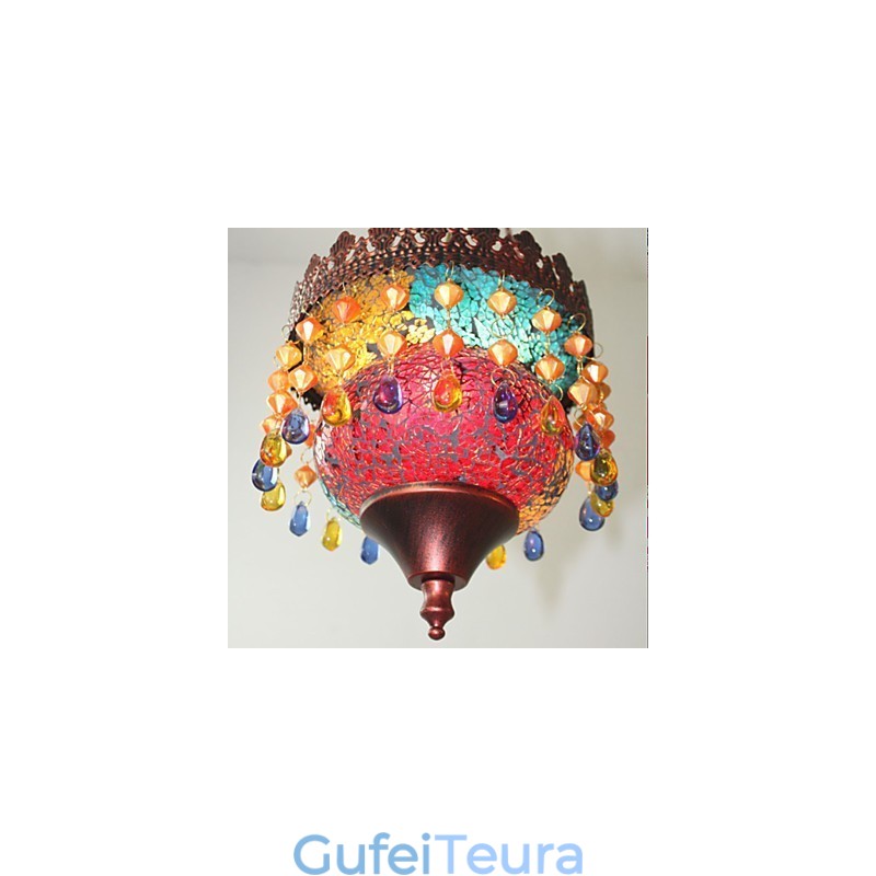 כרטיס חג המולד Lnternet Cafe Retro Art Chandelier Garden Industrial