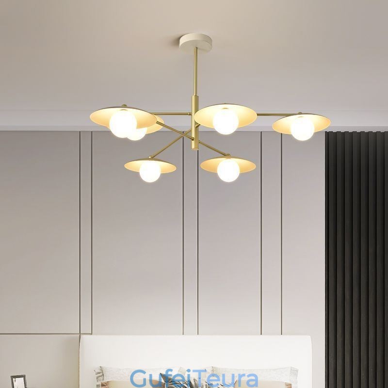 אור תליון נורדי Creative G9 ברזל יצוק תקרה אור