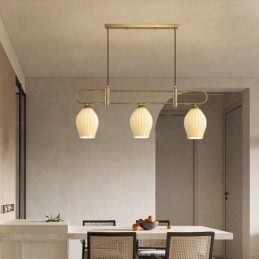 אור תליון נורדי ברזל יצוק אור תקרת אבקן יצירתי