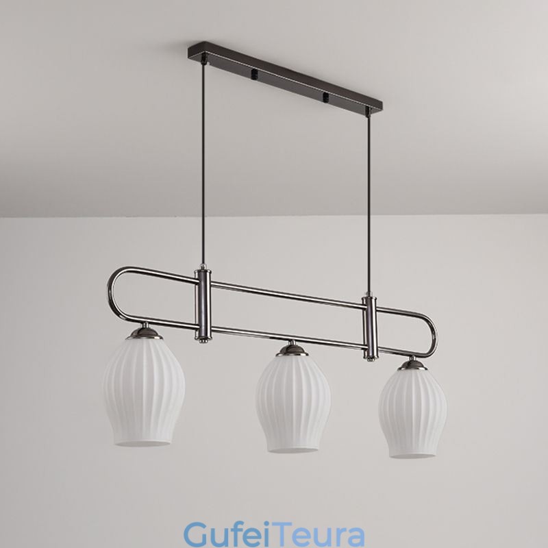 אור תליון נורדי ברזל יצוק אור תקרת אבקן יצירתי